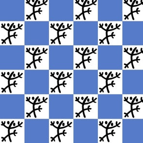 Frogs  in Checks - Four Designs