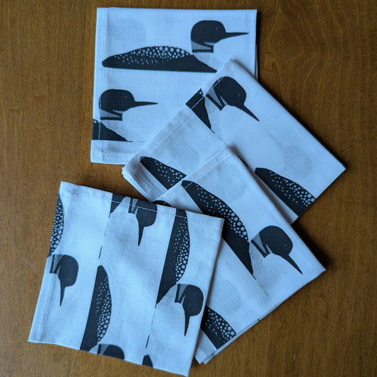 Loons Cocktail Napkins (Set of 4)