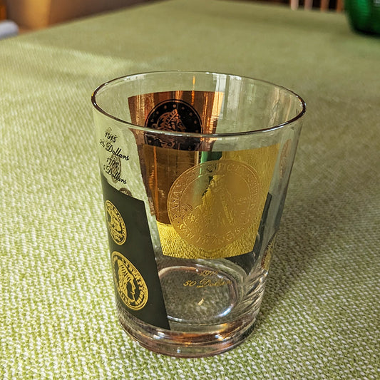 Ancient Coins Low Ball Glasses