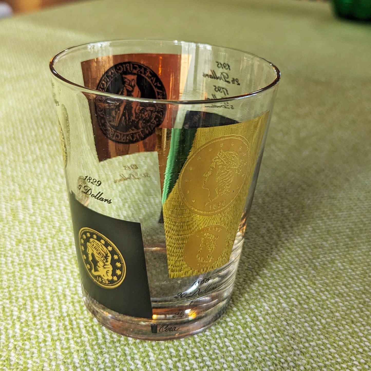 Ancient Coins Low Ball Glasses