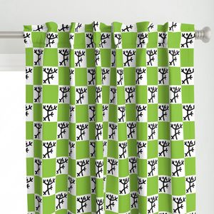 Frogs  in Checks - Four Designs