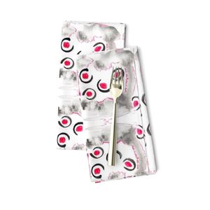 Pink and Grey Bubbles Design