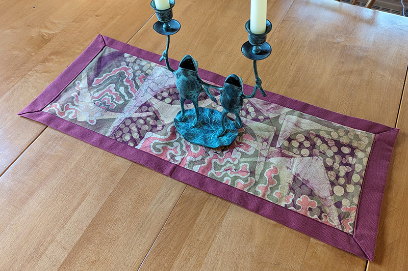 Original Hand-Batiked Runner (Dark Red) – Jetsy Designs