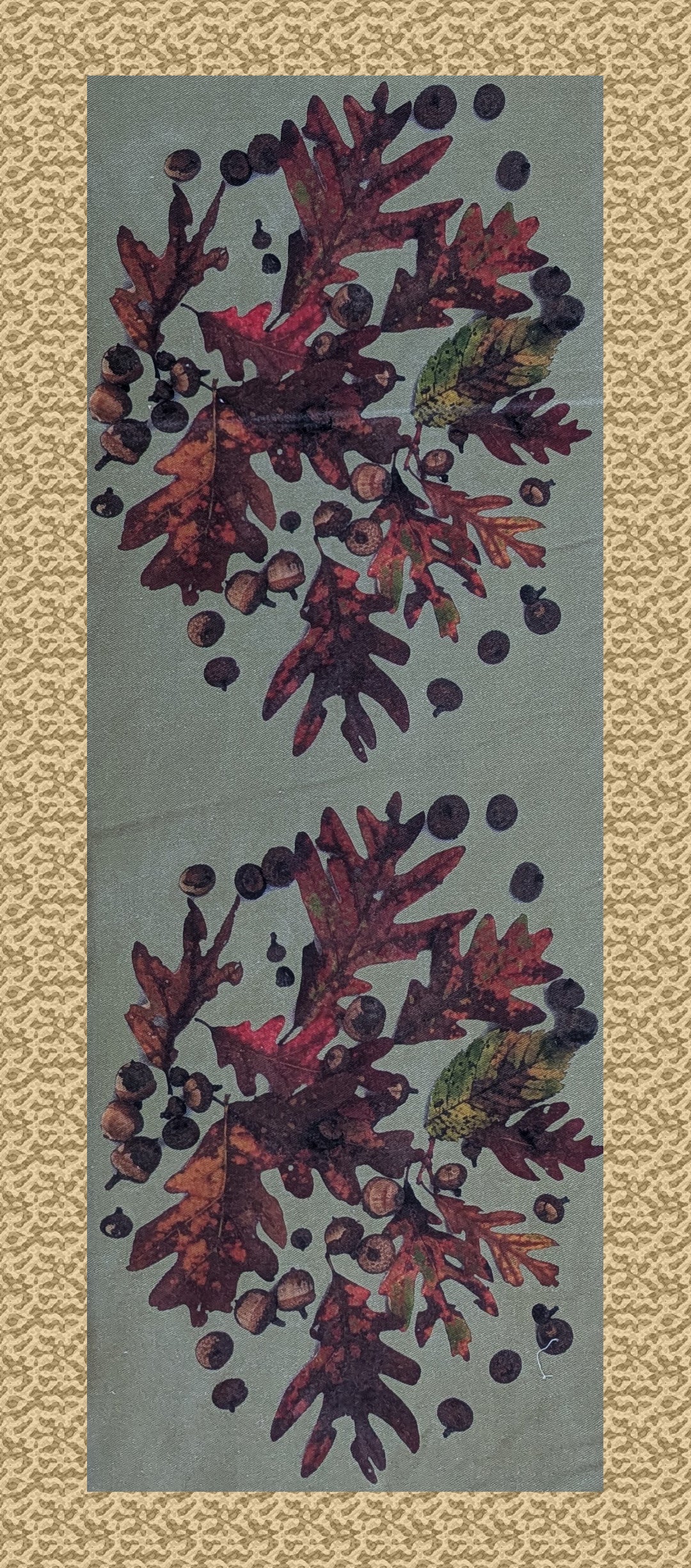 Acorns & Fall Leaves Runner - Three Colors