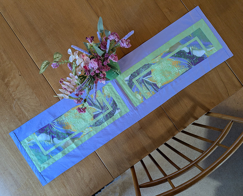 Rainforest (Lilac&Green) Table Runners