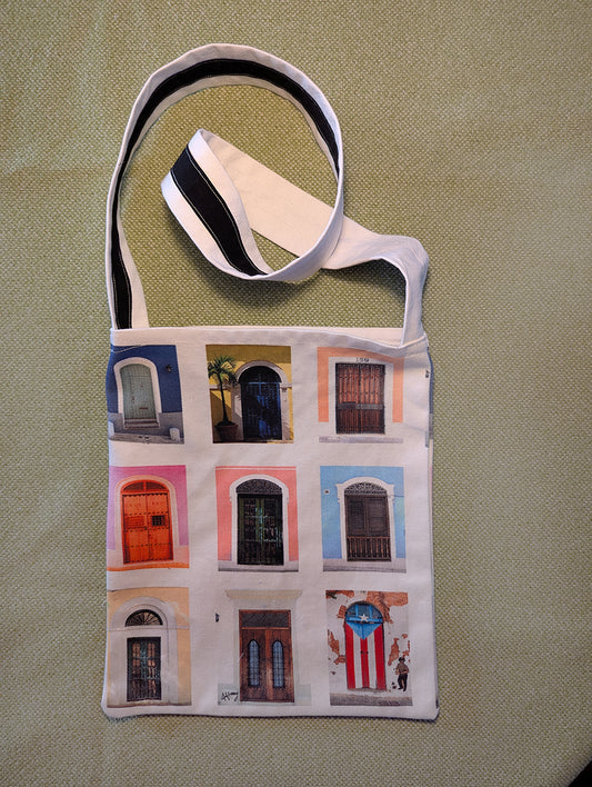 Doors of Old San Juan Tote Bag (Two Versions)
