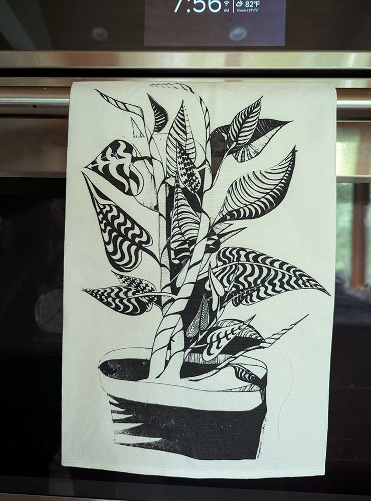 Potted Plant Dish Towel