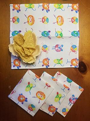 All Our Taino Symbols Cocktail Napkins (Set of 4)