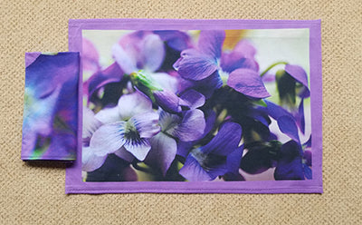 Violets Napkin (Sold Individually)