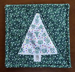 Taino Tree Hot Pad (Square)