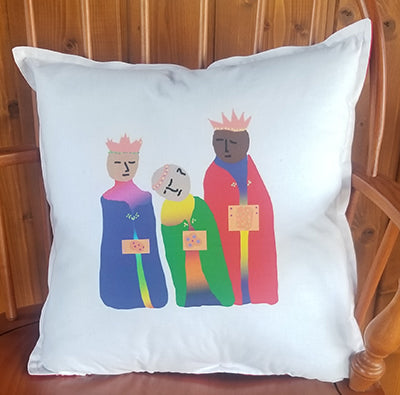 Large Christmas Themed Pillows