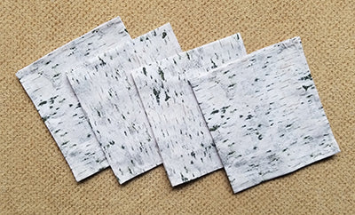 Birch Bark Dinner Napkin  (Sold Individually)