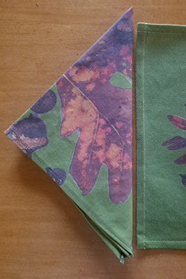 Acorns & Fall Leaves Napkins (Sold Individually - Three colors)