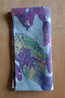 Acorns & Fall Leaves Napkins (Sold Individually - Three colors)