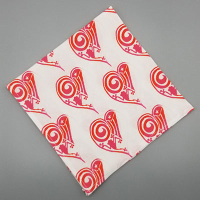 Red Hearts Dinner Napkins (Sold Individually)
